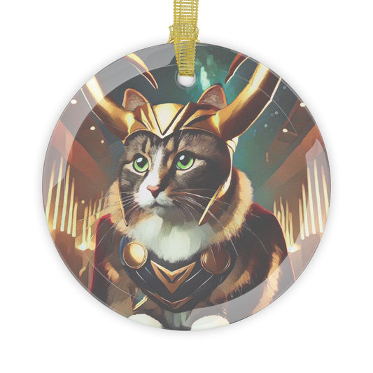 A Very Loki Christmas - Glass Ornaments