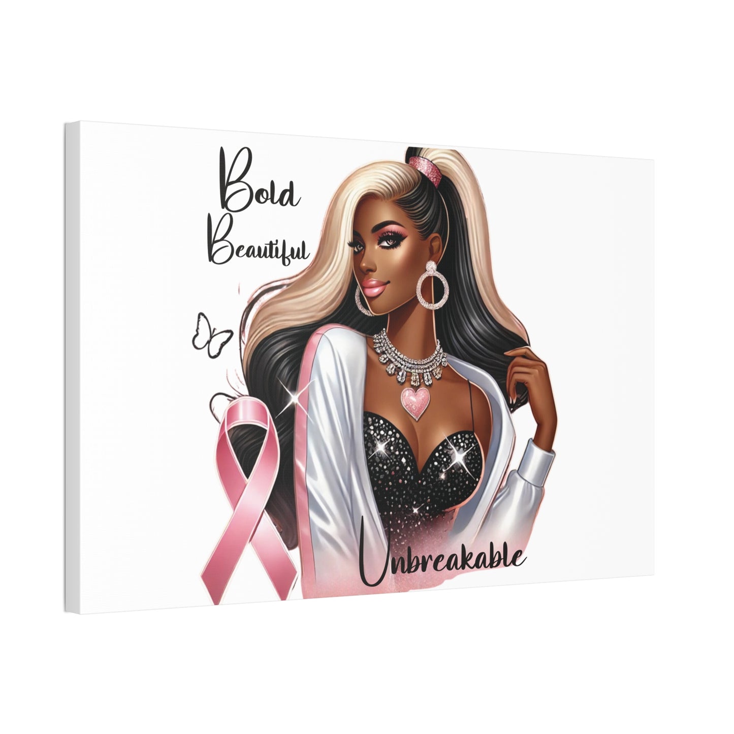 Bold Beautiful Unbreakable - Canvas Art
