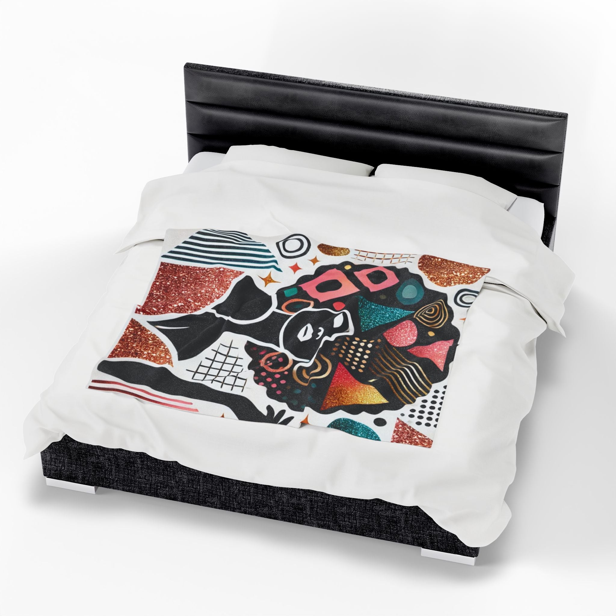 Crowned in Confidence – Plush Velveteen Blanket