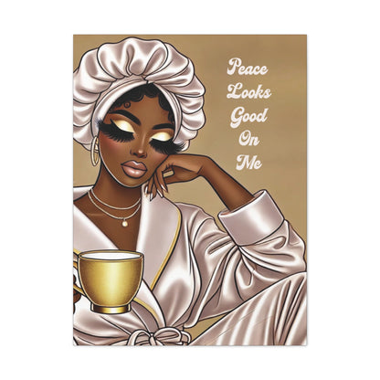 Peace Looks Good On Me - Canvas Art
