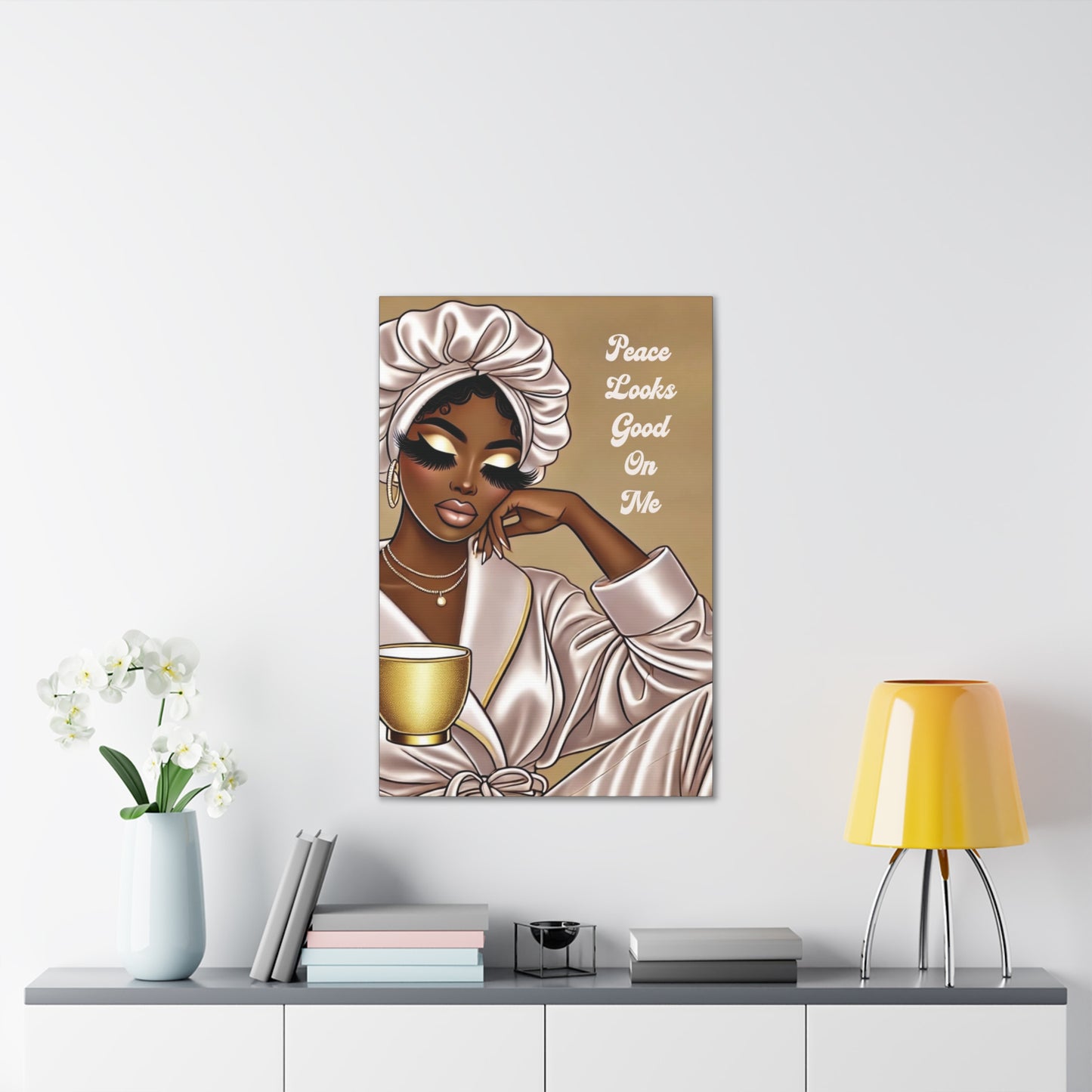 Peace Looks Good On Me - Canvas Art