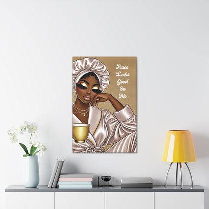 Peace Looks Good On Me - Canvas Art