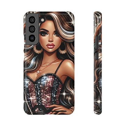 "Beautiful" - Phone Case With Card Holder - Creatively Designed Shop