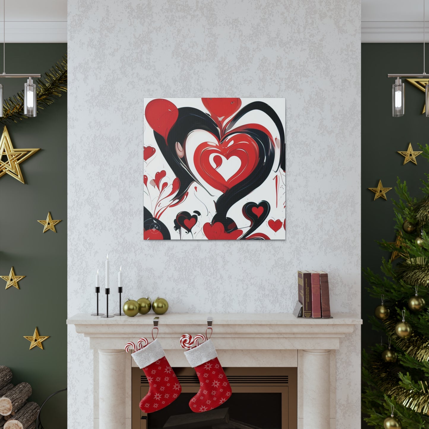 Hearts & Love - Canvas Gallery Wraps