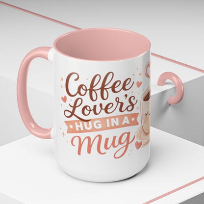 Coffee Lover’s Hug in a Mug – Accent Coffee Mug