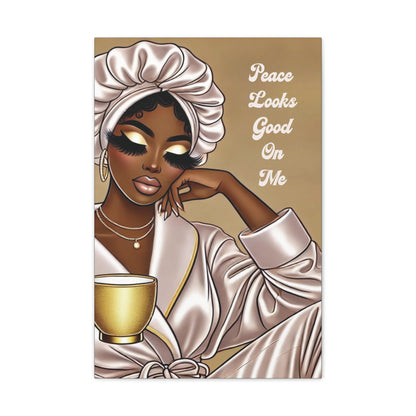 Peace Looks Good On Me - Canvas Art