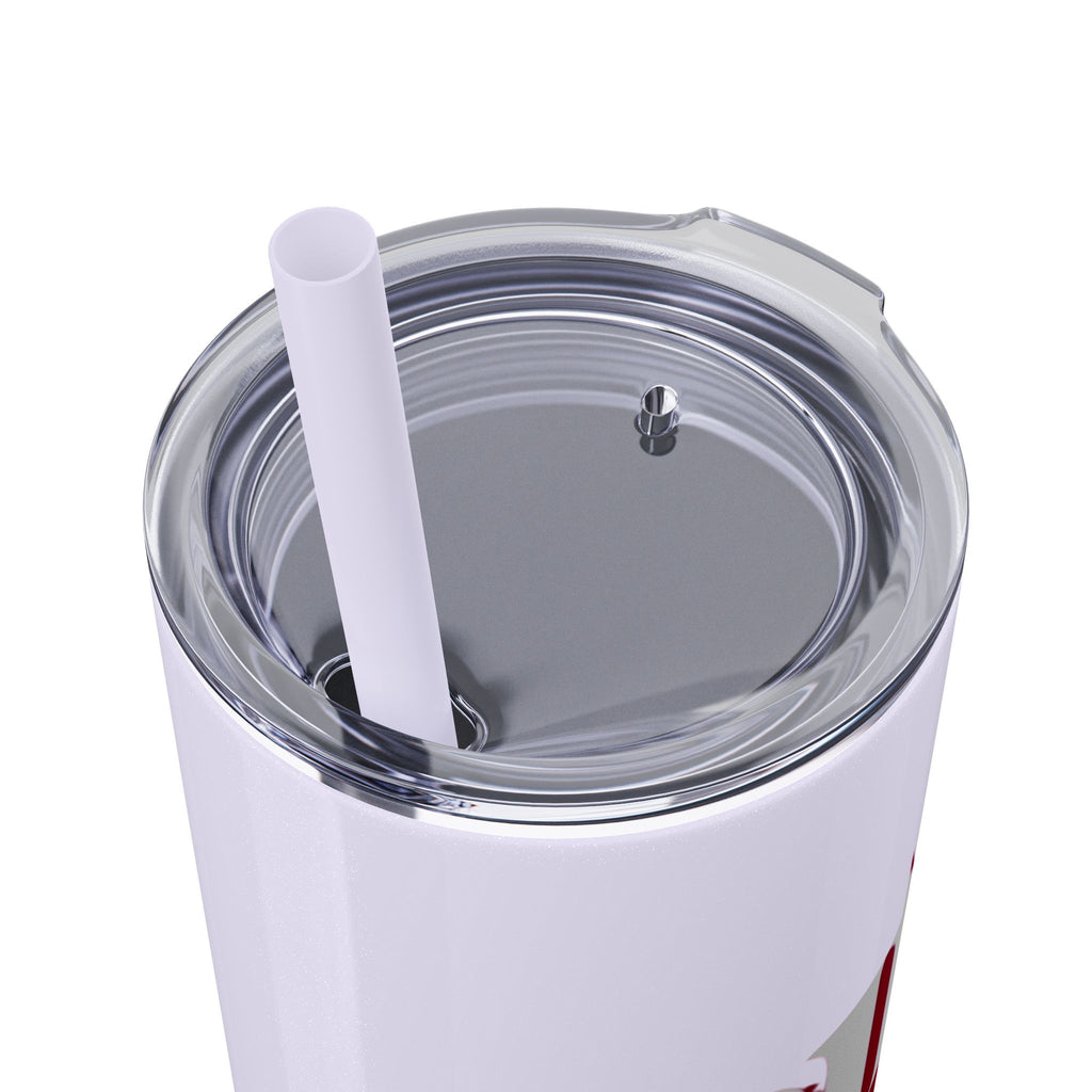 Drink Like A Boss - Skinny Tumbler with Straw, 20oz