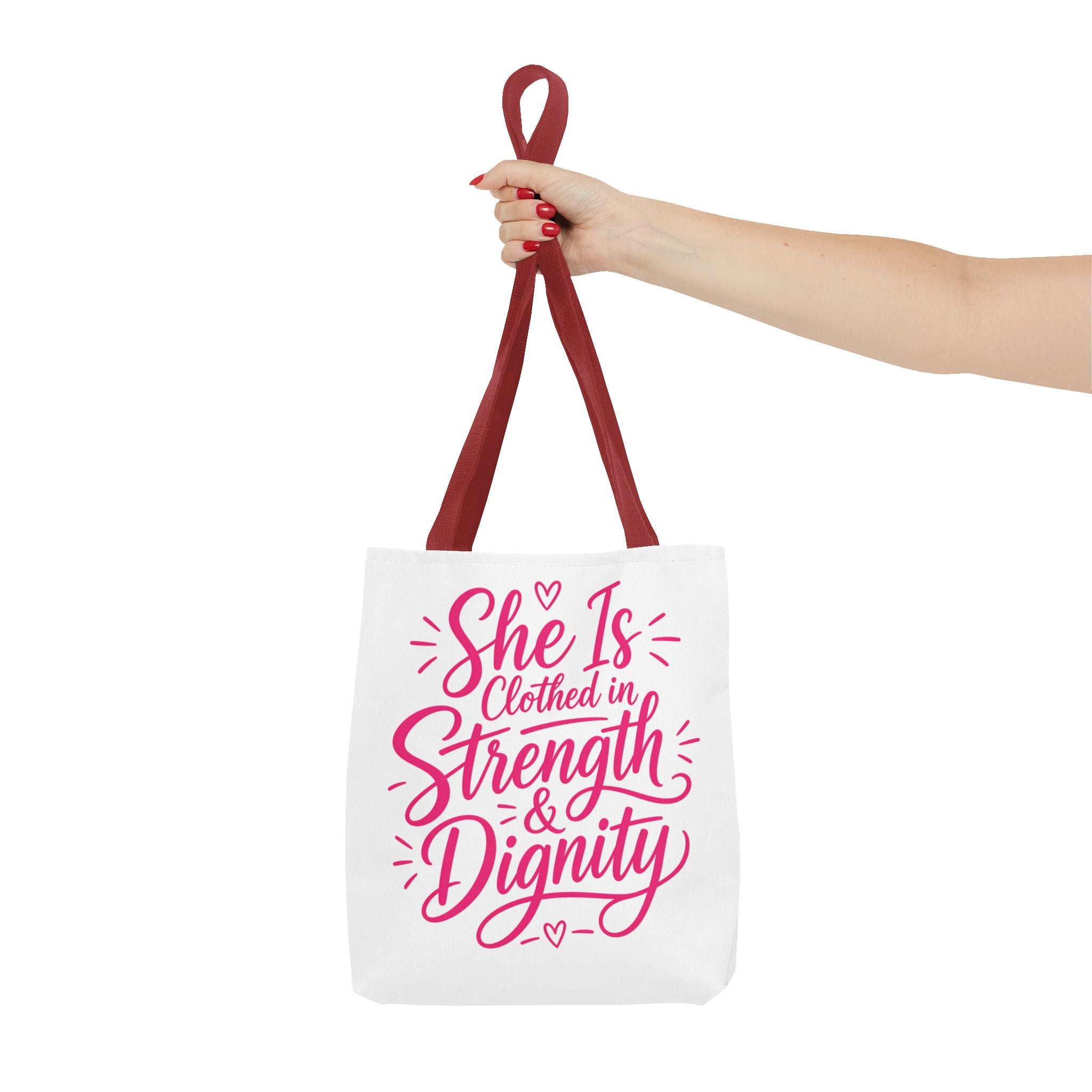 She Is Clothed in Strength & Dignity - Tote Bag