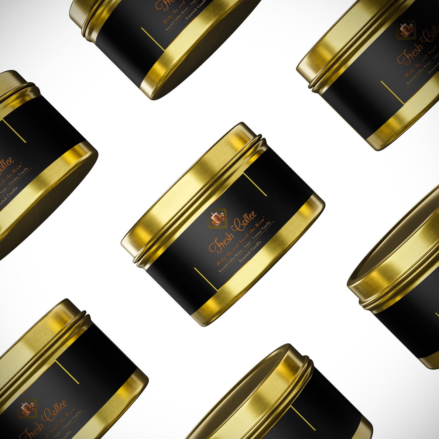 Fresh Coffee - Tin Candles