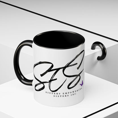 Sisters Empowering Sisters (SES) - Accent Coffee Mug