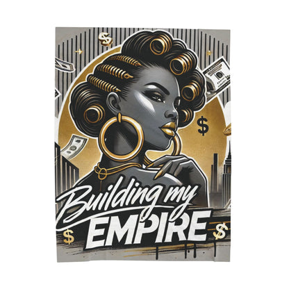 Building My Empire – Plush Velveteen Blanket