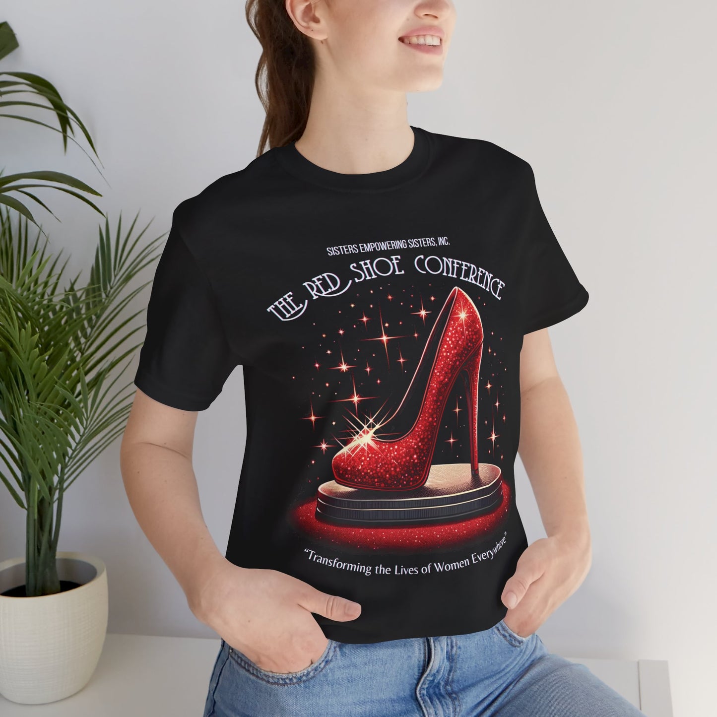 SES "The Red Shoe Conference" - Unisex Jersey Short Sleeve Tee