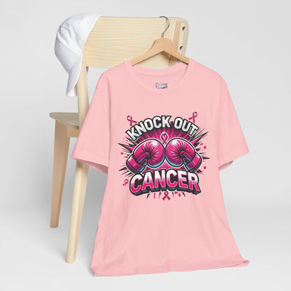 Knock Out Cancer - Unisex Jersey Short Sleeve Tee