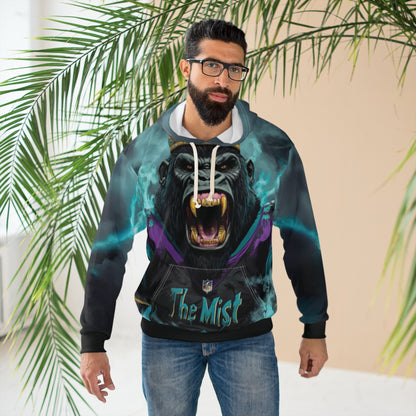 Gorilla in the Mist - Unisex Pullover Hoodie (AOP) - Creatively Designed Shop