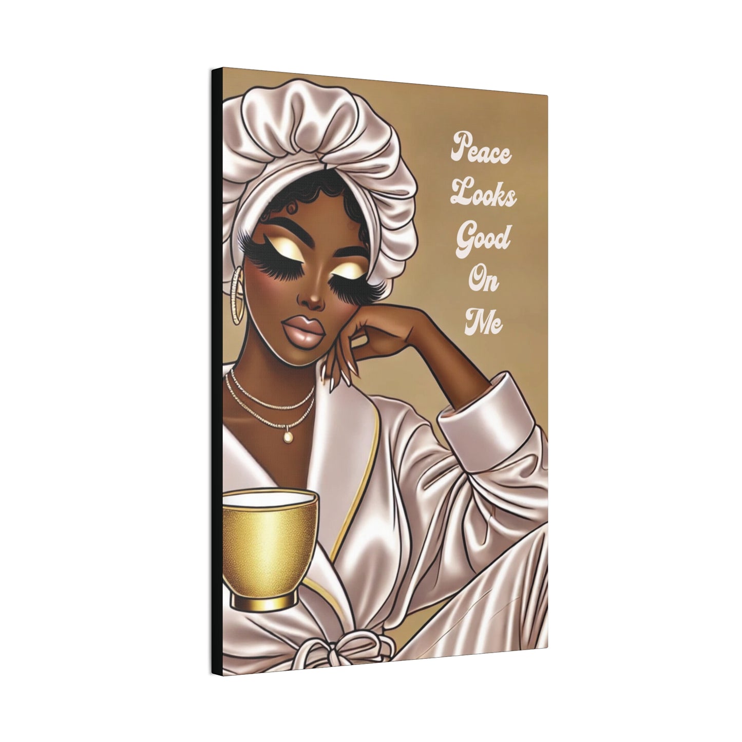 Peace Looks Good On Me - Canvas Art