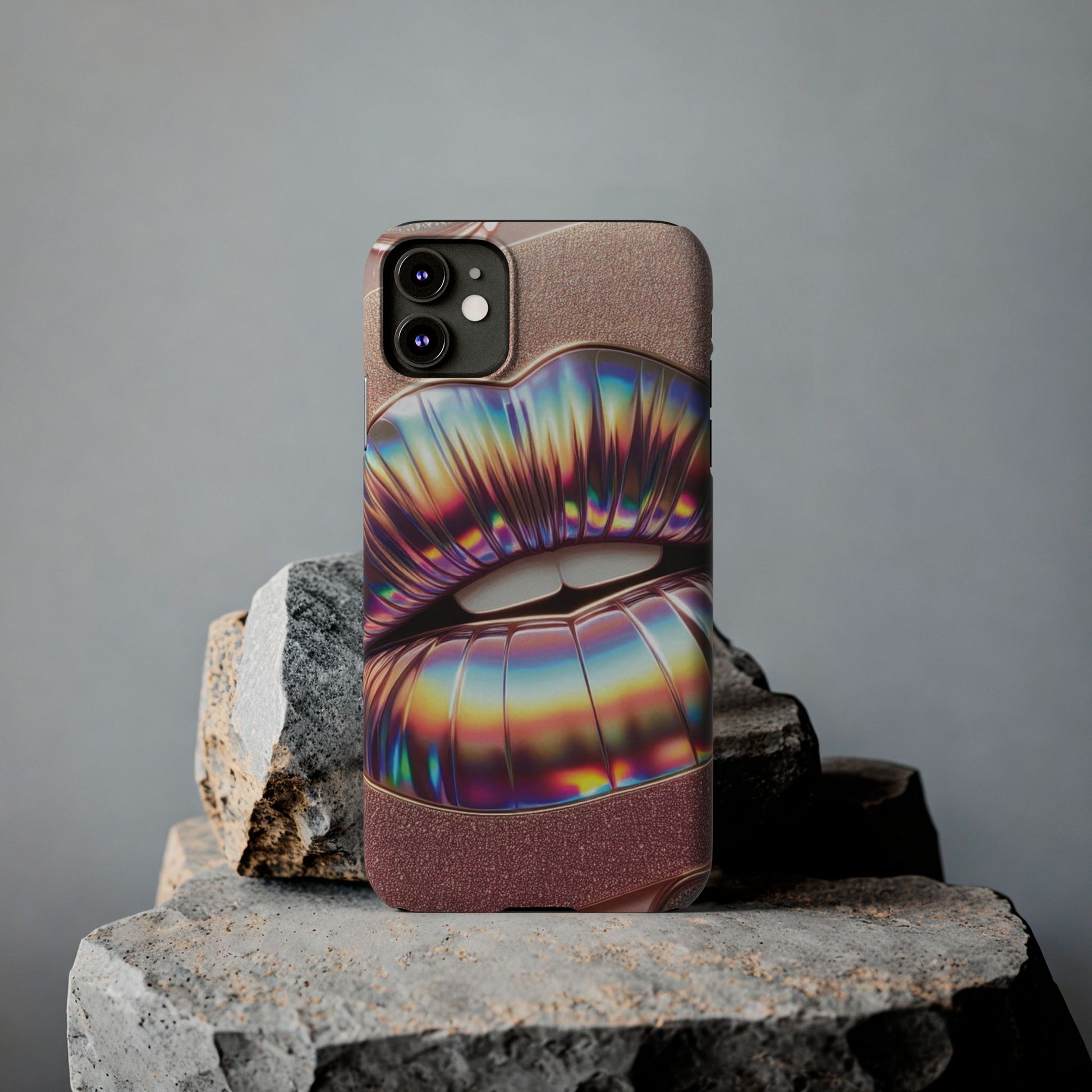 "Bronze Kiss" - Slim Phone Cases - Creatively Designed Shop
