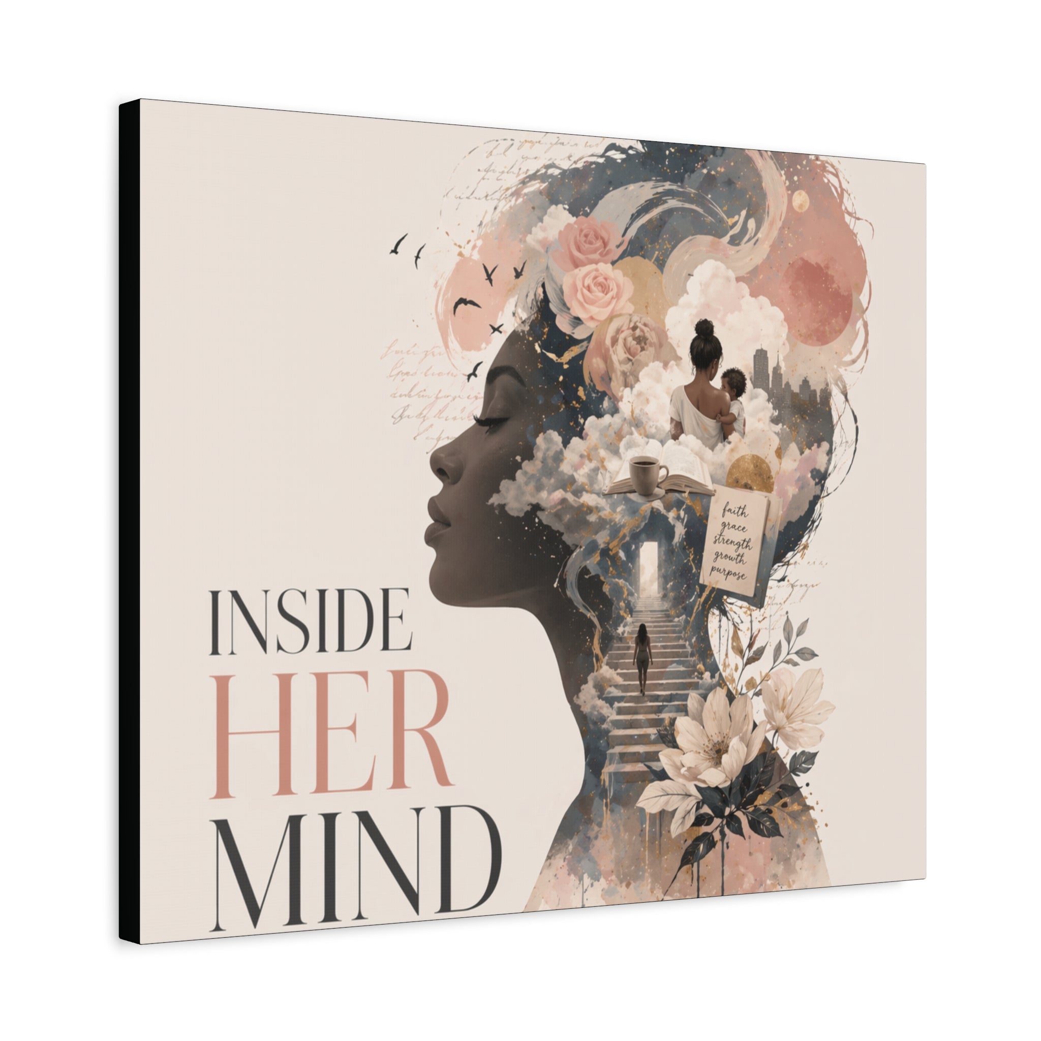 Inside Her Mind - Matte Canvas Wall Art