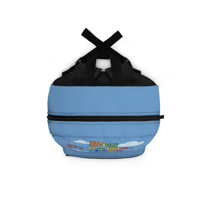 Big Dreams, Little Backpack (Light Blue) - Backpack