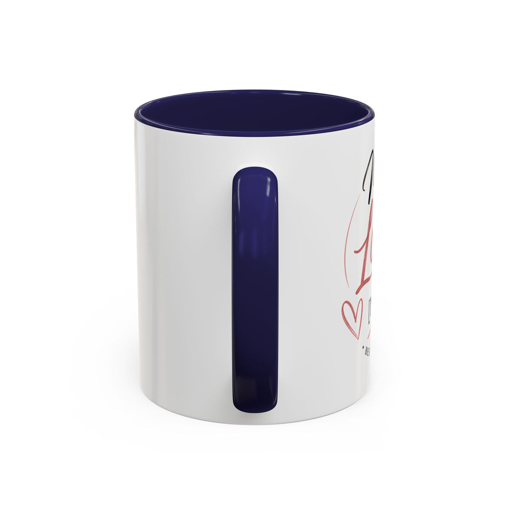 💖 Made With Love For [Name] – Best Mom. Always. - Personalized Accent Coffee Mug