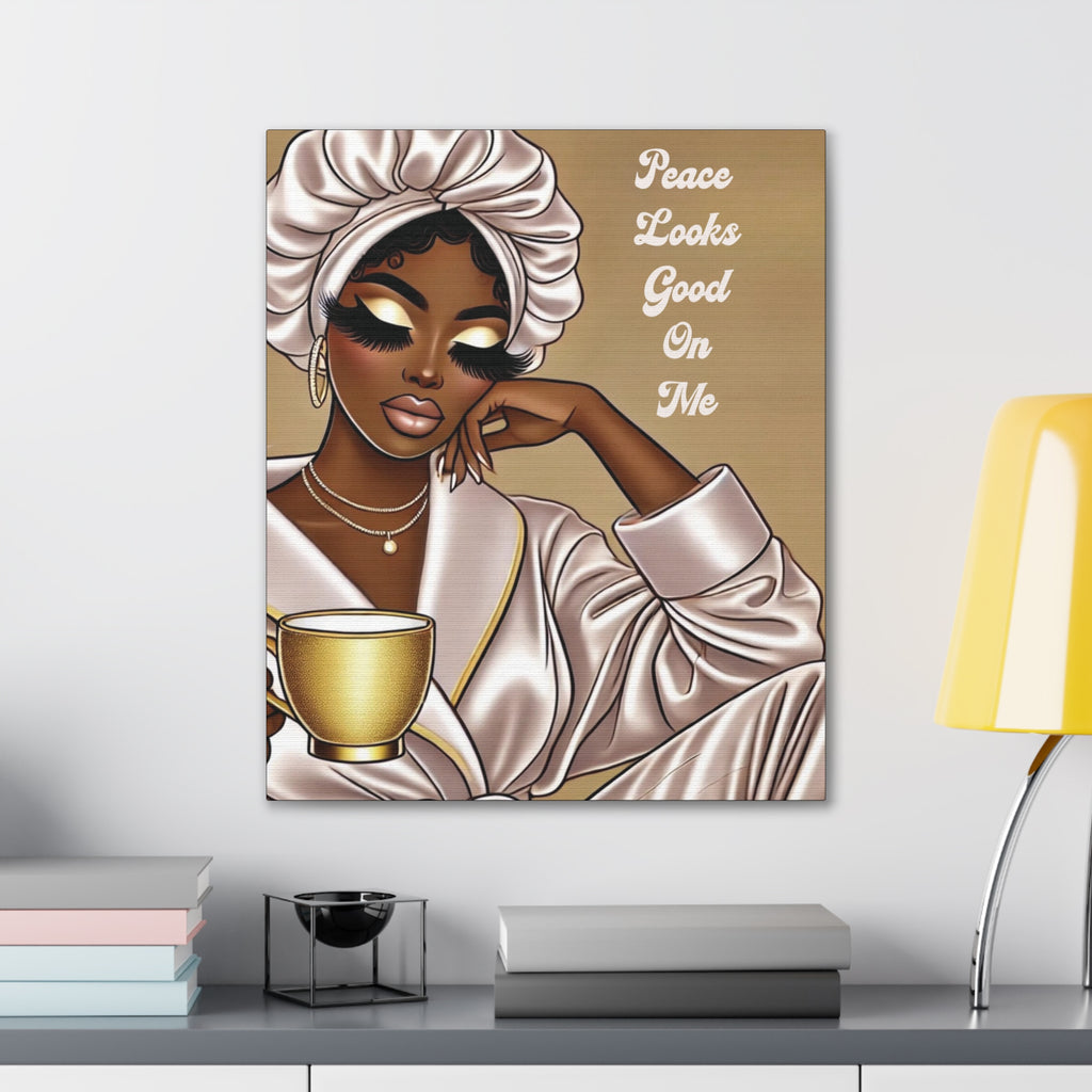Peace Looks Good On Me - Canvas Art