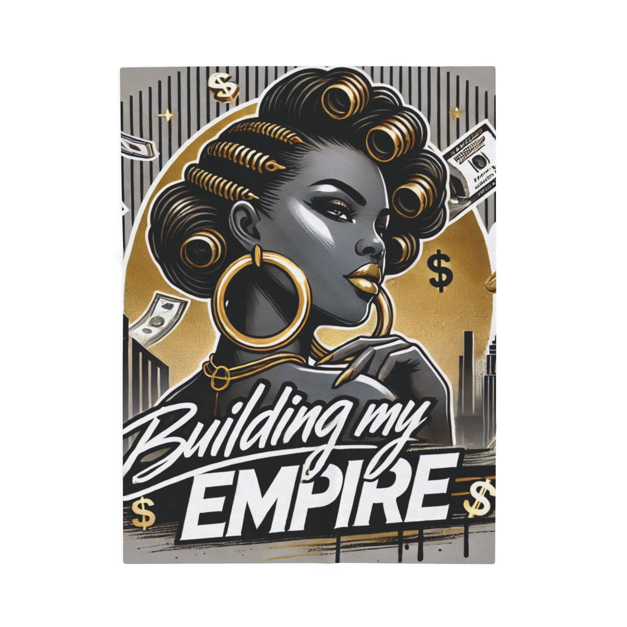 Building My Empire – Plush Velveteen Blanket