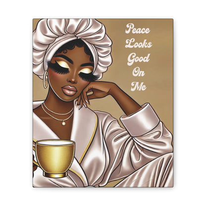 Peace Looks Good On Me - Canvas Art