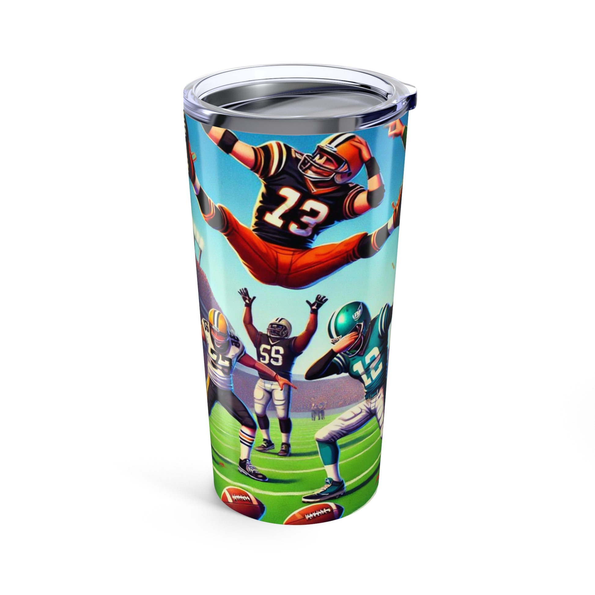 Dancing in the Endzone - Tumbler 20oz - Creatively Designed Shop