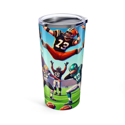 Dancing in the Endzone - Tumbler 20oz - Creatively Designed Shop