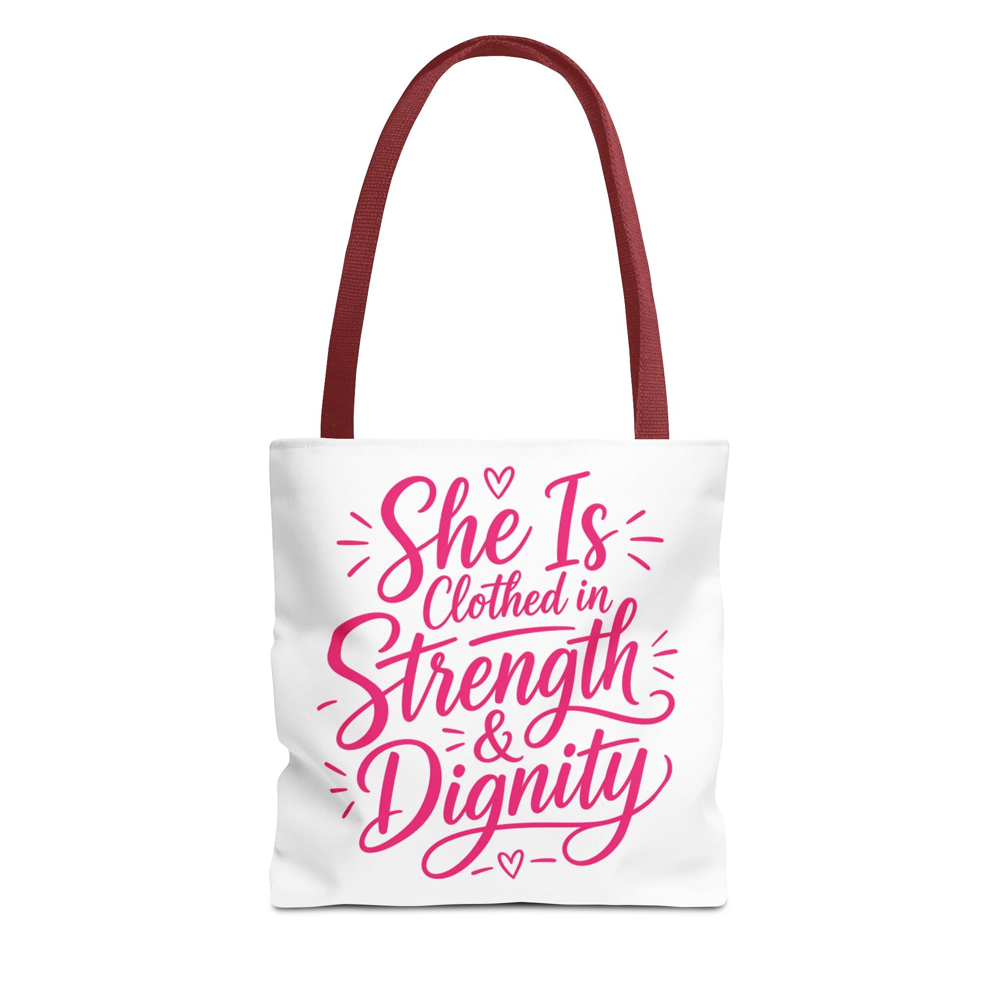 She Is Clothed in Strength & Dignity - Tote Bag