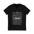 Married Vibes - Unisex Jersey Short Sleeve V-Neck Tee