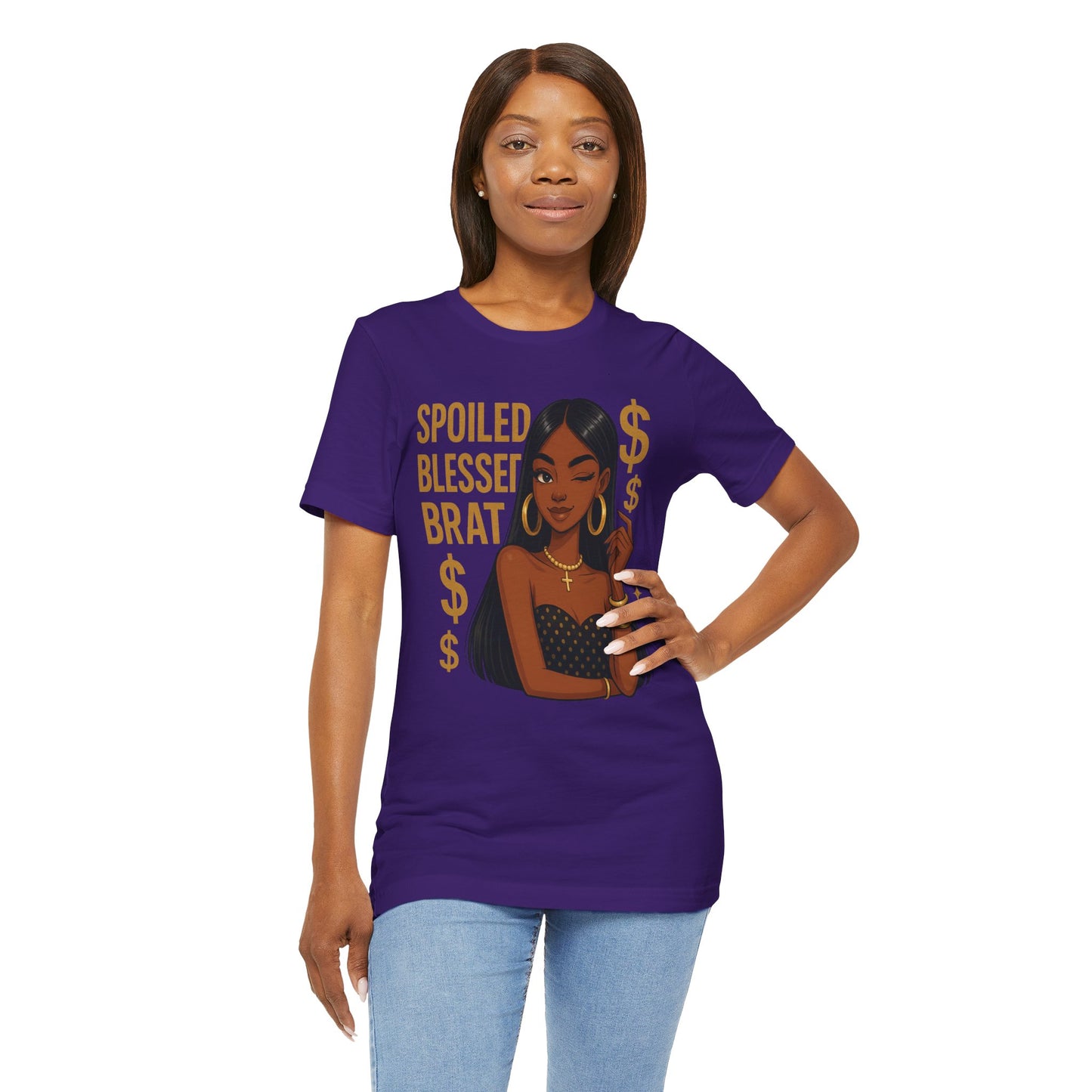 Spoiled, Blessed Brat - Unisex Jersey Short Sleeve Tee
