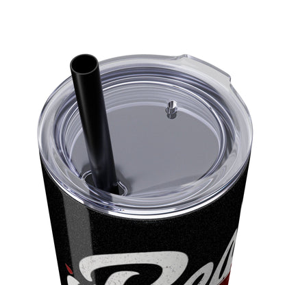 Beauty Speaks - Skinny Tumbler with Straw, 20oz - Creatively Designed Shop