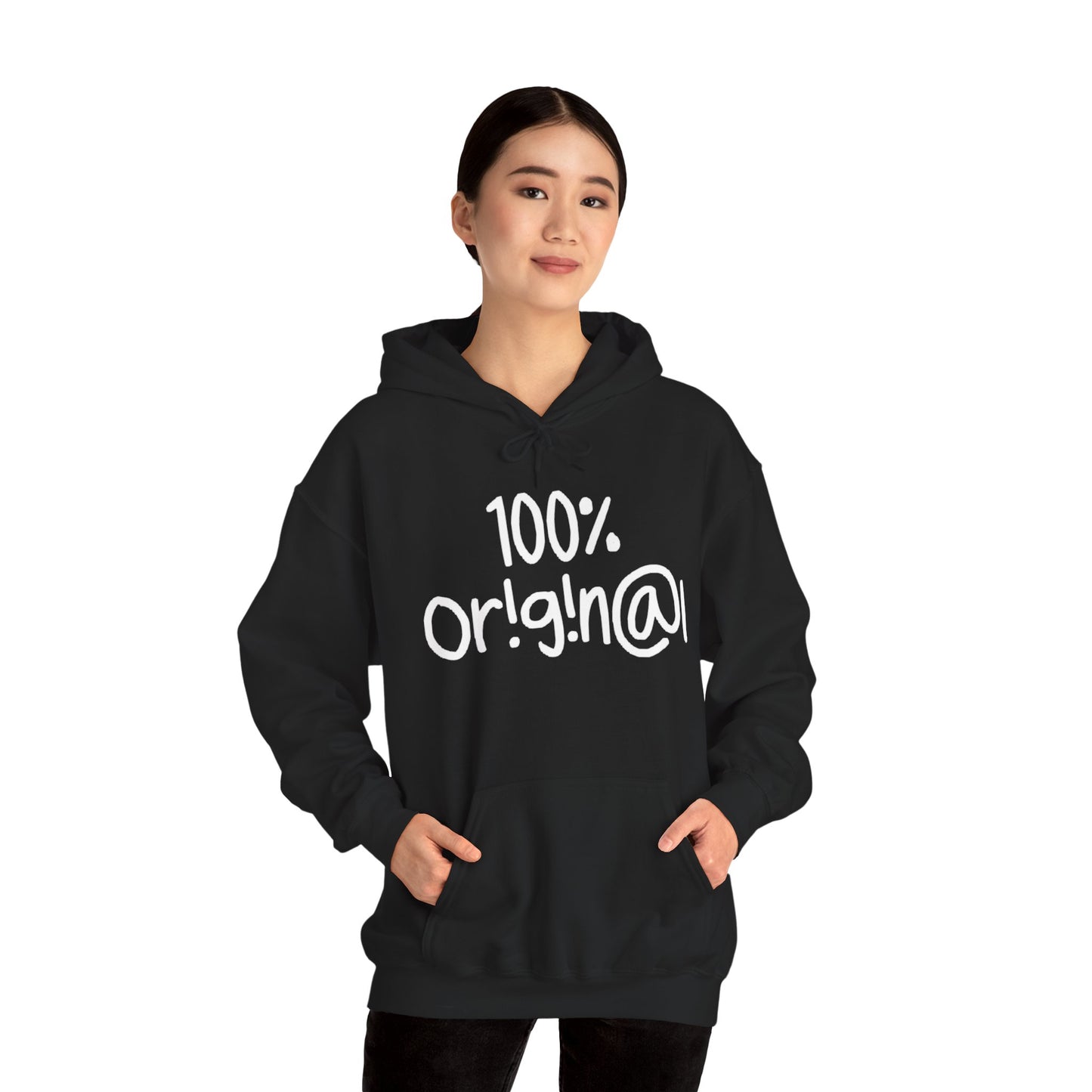 "100% Or!g!n@l" - Unisex Heavy Blend™ Hooded Sweatshirt