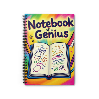 Notebook of a Genius - Spiral Notebook