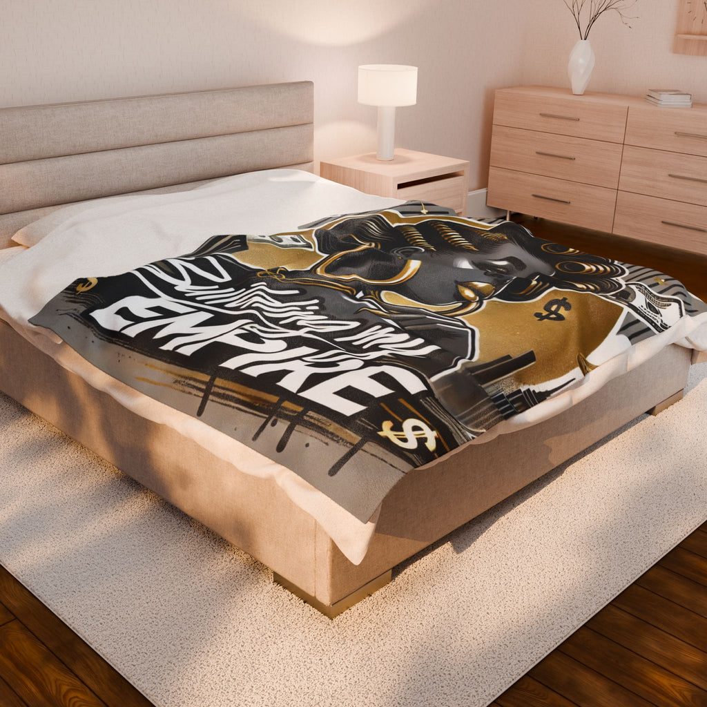 Building My Empire – Plush Velveteen Blanket