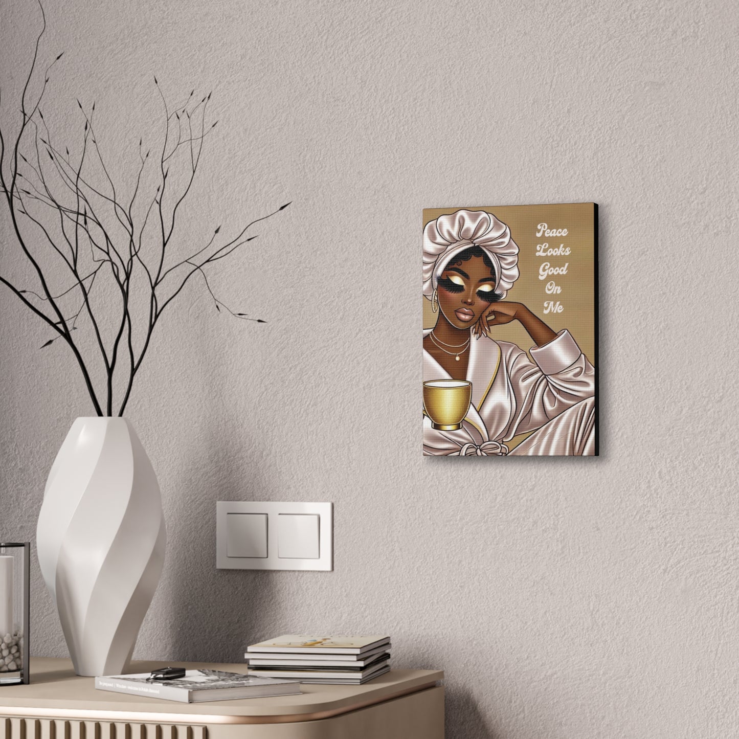 Peace Looks Good On Me - Canvas Art