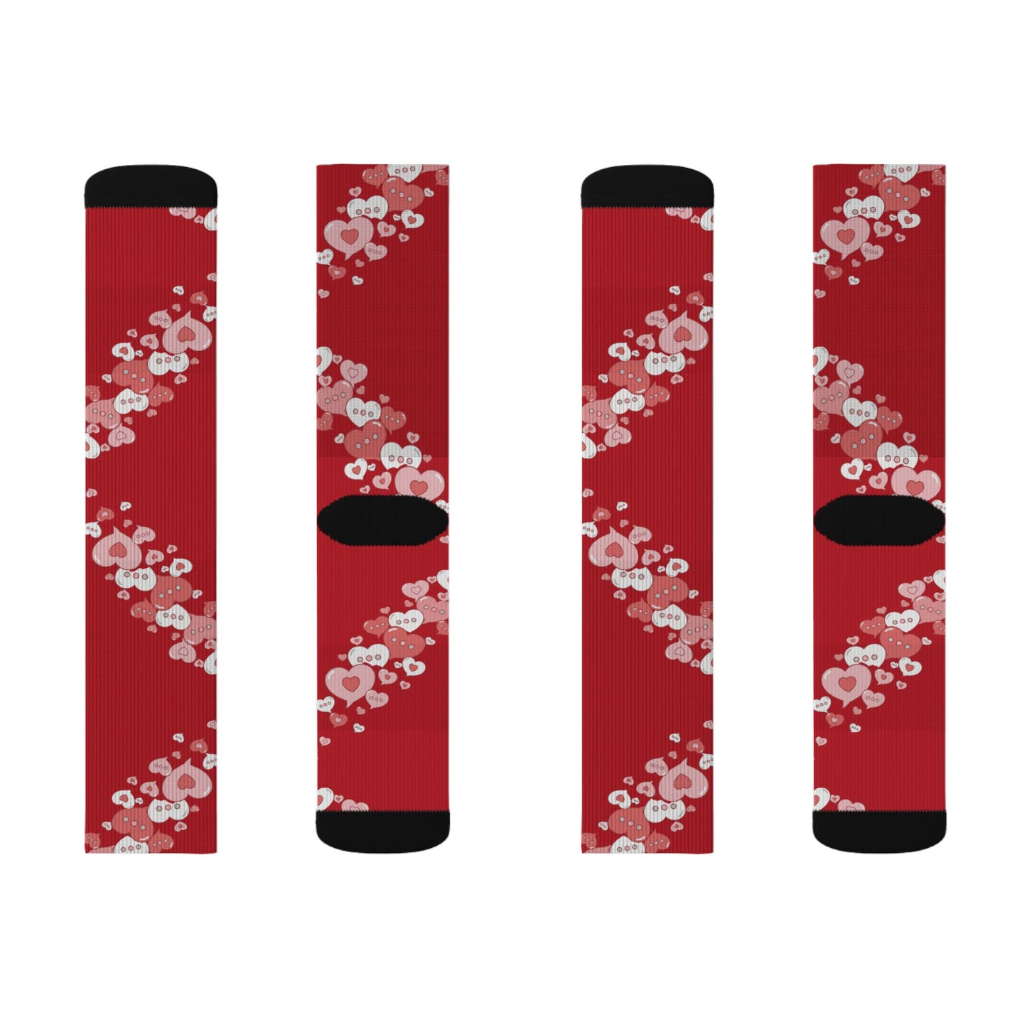 Conversation Bubble Hearts Socks