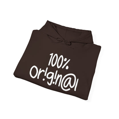 "100% Or!g!n@l" - Unisex Heavy Blend™ Hooded Sweatshirt