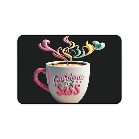 "Confidence & Sass" - Desk Mat