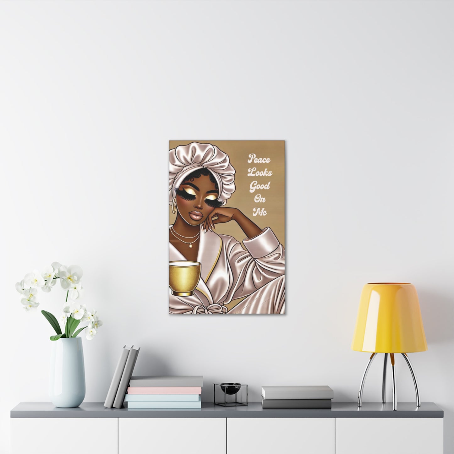Peace Looks Good On Me - Canvas Art