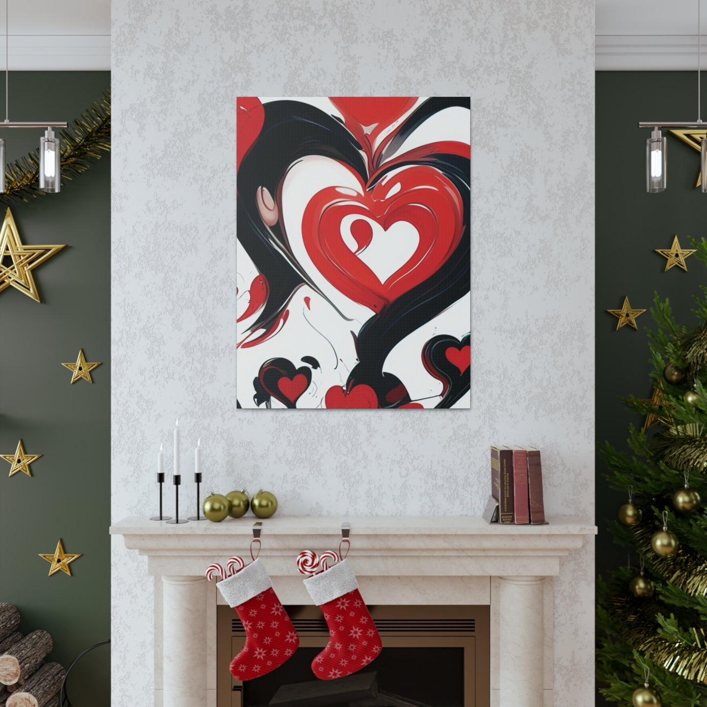 Hearts & Love - Canvas Gallery Wraps