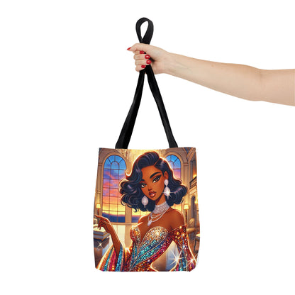 "Elegance Suits Me" (Hazel) - Tote Bag (AOP)