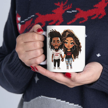 I Love Her, I Love Him - Ceramic Mug (11oz & 15oz) - Creatively Designed Shop