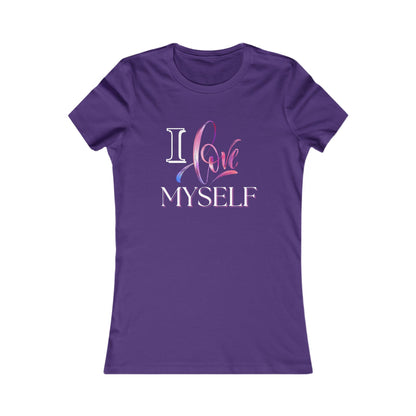 "I Love Myself" - Women's Favorite Tee - Creatively Designed Shop