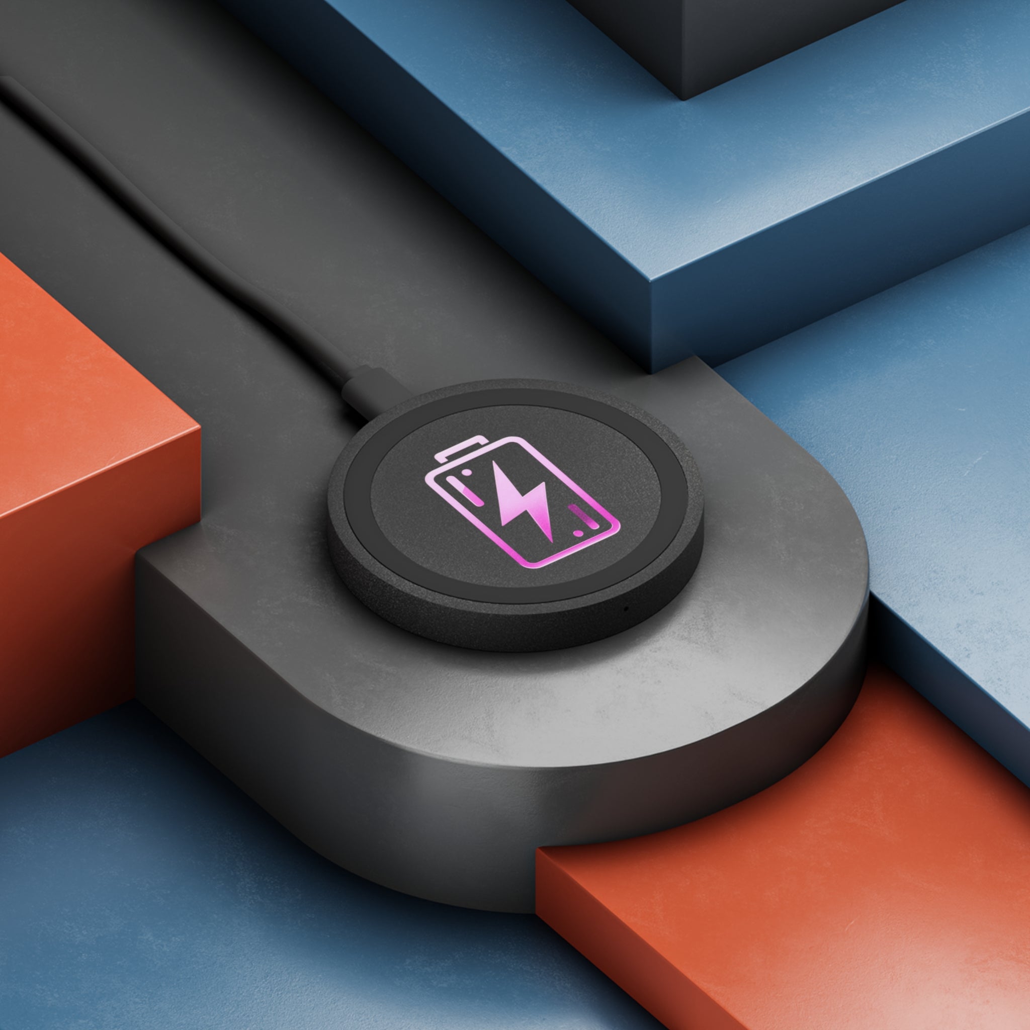 Charging Icon (Pink) - Quake Wireless Charging Pad