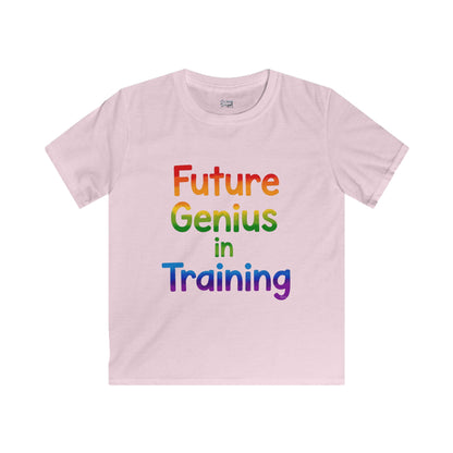 Future Genius In Training - Kids Softstyle Tee