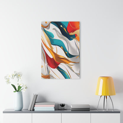 Multi-Colored Abstract - Acrylic Prints (French Cleat Hanging)