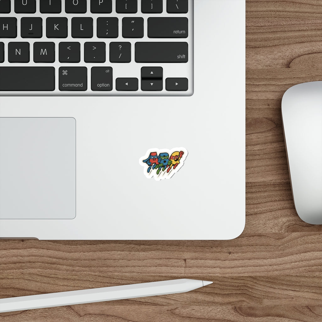 ABC Superheroes - Die-Cut Sticker