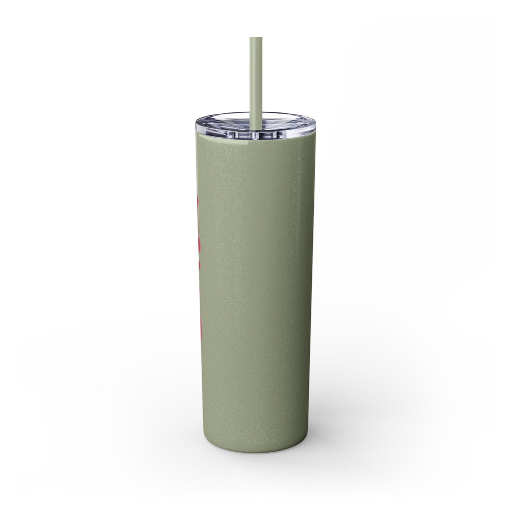 Drink Like A Boss - Skinny Tumbler with Straw, 20oz
