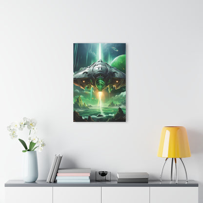 Alien Spaceship - Acrylic Prints (French Cleat Hanging)